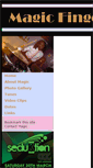 Mobile Screenshot of magic-fingers.net